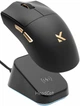 Ігрова ергономічна мишка MCHOSE K7 Ultra Black-Gold з RGB док-станціїю 8000Hz, 2.4G/Bluetooth/Кабель, PAW3950, 42000 DPI, Ultralight 59грам - изображение 1