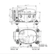 Компрессор для автохолодильника 12/24 Вольт Anuodan ZH25G R-134a DC12V DC24V – эффективное охлаждение для (ANZH25G) - изображение 5