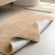 Коврики набор для ванной комнаты и туалета на резиновой основе M Beige комплект ковриков в ванную комнату туалет бежевый - изображение 8