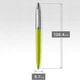 Ручка кулькова Parker JOTTER 17 Original Lime Green CT BP (15932_389) - изображение 2