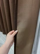 Комплект готовых штор VR-Textil Лен-блэкаут Лен Мешковина № 277ш Коричневый 150х270см 2 шт (30-053) - изображение 7