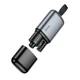 Портативний молоток Hoco ZP15 King car safety hammer Сірий - зображення 3