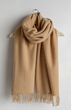 Шарф SAFALANO CASHMERE бежевий 30x200 (000000602) - изображение 3