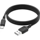 Дата кабель USB 2.0 AM до USB-C 1.0m Cool silicone X90 black HOCO (6931474788443) (345704) - зображення 4