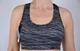 Спортивный топ женский M/L чорный с серебристым - изображение 1