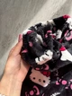 Штани піжамні плюшеві Hello Kitty чорного кольору, теплі домашні штани Хеллоу Кітті L - зображення 6