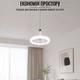 Стельовий вентилятор-люстра MULTI-FUNCTION FAN LIGHT з пультом 2 в 1 - зображення 4