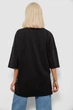 Футболка женская с принтом черный 244R3012-5 AGER 2XL - изображение 4