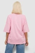 Футболка женская с принтом розовый 244R3008 AGER 3XL - изображение 4