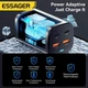 Зарядное устройство Essager 67w Gan Desktop Charger 4 порта ES-CD35 черный - изображение 5