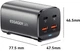 Зарядное устройство Essager 67w Gan Desktop Charger 4 порта ES-CD35 черный - изображение 8