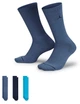 Шкарпетки Nike U J ED CUSH POLY CREW 3PR 144 синій, темно-синій, блакитний Універсальні 38-42 - зображення 1