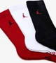 Шкарпетки Nike U J ED CUSH PLY CREW 6PR - 144 чорний, білий, червоний Універсальні 46-50 - зображення 2