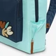Рюкзак Nike Y NK CLASSIC BKPK - BUBBLE 16L бирюзовый, темно-синий Детский 38x28x13 см - изображение 6