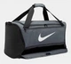 Сумка Nike NK BRSLA M DUFF - 9.5 60L серый, черный Уни 63,5х30,5х30,5 см - изображение 2