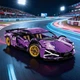 Машинка конструктор Porsche 911 фіолетовий колір, масштаб 1:14 - изображение 6