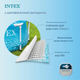 Каркасний басейн круглий Intex 28206 305x76 см 4485 л металевий каркас для дому дачі дітей та дорослих синій - зображення 6