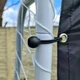 Футбольные ворота Trizand с матом для точности стальная рама 170х240х85 см белый/черный комплект - изображение 6