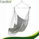 Гамак одвесное кресло 210 см серое хлопок 150 кг для сада и балкона Gardlov - изображение 7