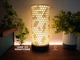 Настільна лампа-нічник з візерунком соти Lamp 2.0 Honeycomb. Aivory - изображение 1