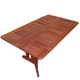 Стіл складний Dropside table 1600 x 900 мм (складається книжкою для зручного зберігання, займає мало місця) з червоного дерева Мербау - зображення 1