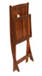 Стілець складаний Venice Justine Folding Chair з червоного дерева Мербау - зображення 2