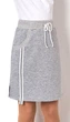 Трикотажная юбка для девочки Mevis серая 2695-01 146 см - изображение 1