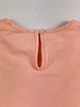 Трикотажне плаття для дівчинки Mevis персикове 3738-03 92 - зображення 2