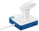 Hub USB Hyper HyperDrive Flex MagCharge USB-C Hub White/Blue (HD8100BUGL) - obraz 3