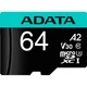Карта памяти adata 64gb microSD class 10 uhs-i u3 v30 a2 Premier Pro sd 6.0 (ausdx64gui3v30sa2-ra1) - изображение 2