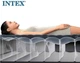 Надувний матрац Intex 64758-3 з вбудованим насосом та 2 подушками 137×191×25 см напівторний синій - зображення 5
