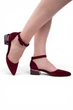 Босоножки женские Where Uwear бордовые 351041_36 (23.5 см) - изображение 6