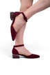 Босоножки женские Where Uwear бордовые 351041_41 (26 см) - изображение 7
