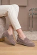 Лофери жіночі Where Uwear Натуральна замша сірі 351069_36 (23.5 см) - зображення 2