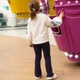 Штани кльош для дівчаток трикотаж Trendy Tot 03-01580 синій 104 см (4 роки) - изображение 6
