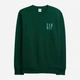 Світшот на флісі чоловічий GAP 49884042 2XL Зелений (1159863206) - зображення 3