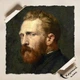 Постер Портрет Винсента ван Гога, Vincent van Gogh, A3 40×30 см (id6355) - изображение 4