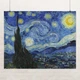 Постер Звёздная ночь, Винсент ван Гог, Vincent van Gogh, Starry Night, A3 30×37 см (id6353) - изображение 1