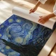 Постер Звёздная ночь, Винсент ван Гог, Vincent van Gogh, Starry Night, A3 30×37 см (id6353) - изображение 3