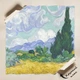 Постер Пшеничное поле с кипарисом, Винсент ван Гог, Vincent van Gogh, Wheat Field, интерьерный декор, A3 30×37 см (id6657) - изображение 4