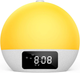 Световой будильник Wake Up Light YF-01 bluetooth-динамик с имитацией восхода и заката Белый - изображение 1