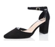 Туфли женские QQ SHOES QQ48-1/41 Черный 41 размер - 27,2 см стелька - изображение 1