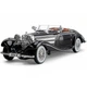 Металлическая модель Mercedes-Benz 500K Special Roadster 1936 1:24 ретро автомобиль инерционная машинка со светом и звуком - изображение 1