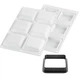Набор форм для тартов SQUARE Silikomart (KIT TARTE RING SQUARE 80x80 MM) - изображение 2