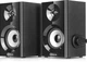 Портативная колонка Real-El S-228 Black, 2 x 3 Вт, МДФ, питание от USB, управление сбоку - изображение 3