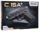 Игрушечный металлический пистолет на пульках с глушителем Glock 17 C.15A + 2500 пуль в подарок - изображение 10