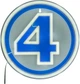 LED лампа Paladone Marvel Fantastic 4 неонова (PP14789MUVN) - зображення 3