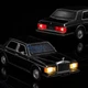 Машинка Rolls-Royce Silver Spur игрушка металлическая ретро модель со светом фар и звуком 15 см Черный (2120112) - изображение 7