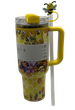 Термос термочашка Stanley Quencher H2.0 Tumbler з нержавіючої сталі 1,18 л Winnie the Pooh Honey Edition KT7001979 - зображення 3