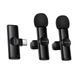 Бездротова мікрофонна система BOROFONE BFK16A Winner dual-mic (Type-C) Black (6941991126512) - изображение 1